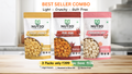 NUTZO Roasted Makhana | Cheese + Peri Peri + Himalayan Salt | 55g (Pack of 3)