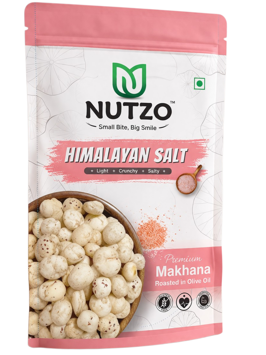 NUTZO Roasted Makhana | Himalayan Salt | 55g