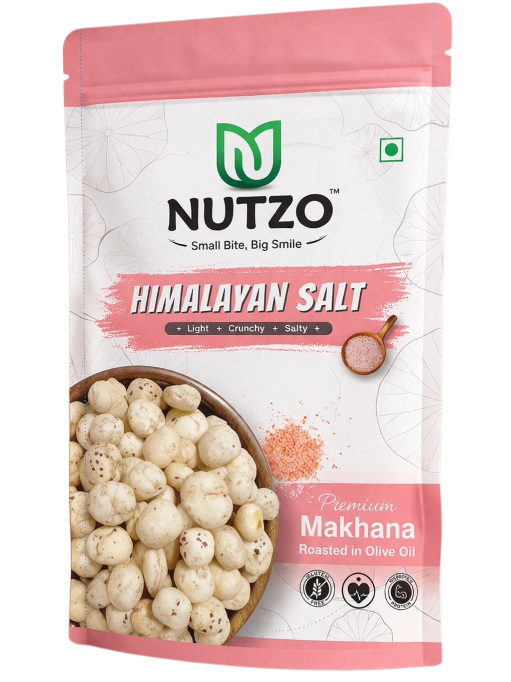 NUTZO Roasted Makhana | Himalayan Salt | 55g