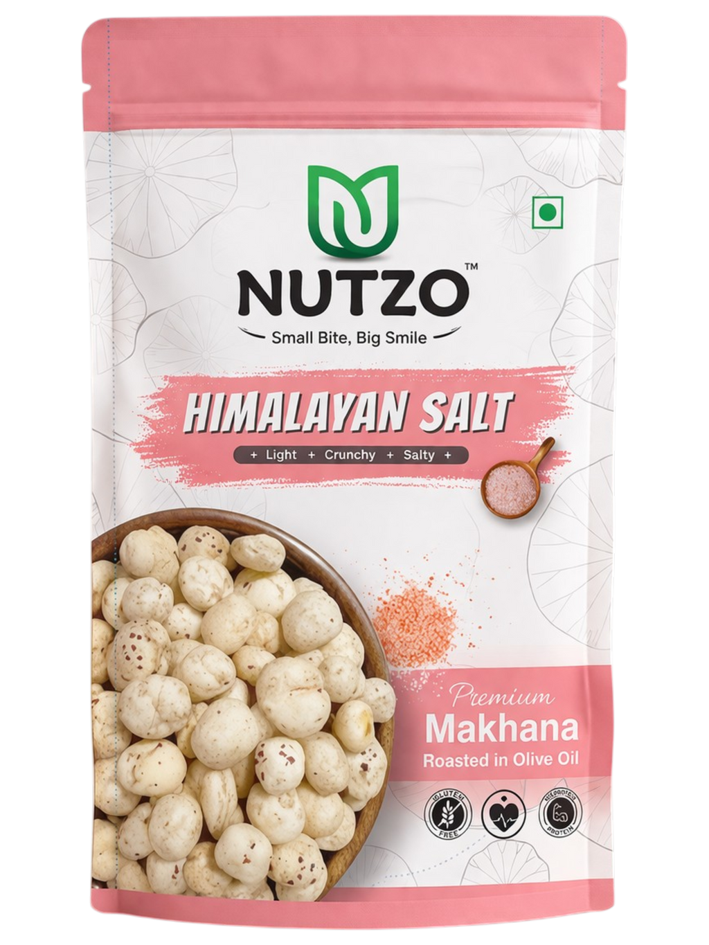 NUTZO Roasted Makhana | Himalayan Salt | 55g